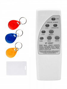 Дубликатор домофонных ключей и магнитных карт 125/250/375/500K с ключами Орбита OT-VNS07